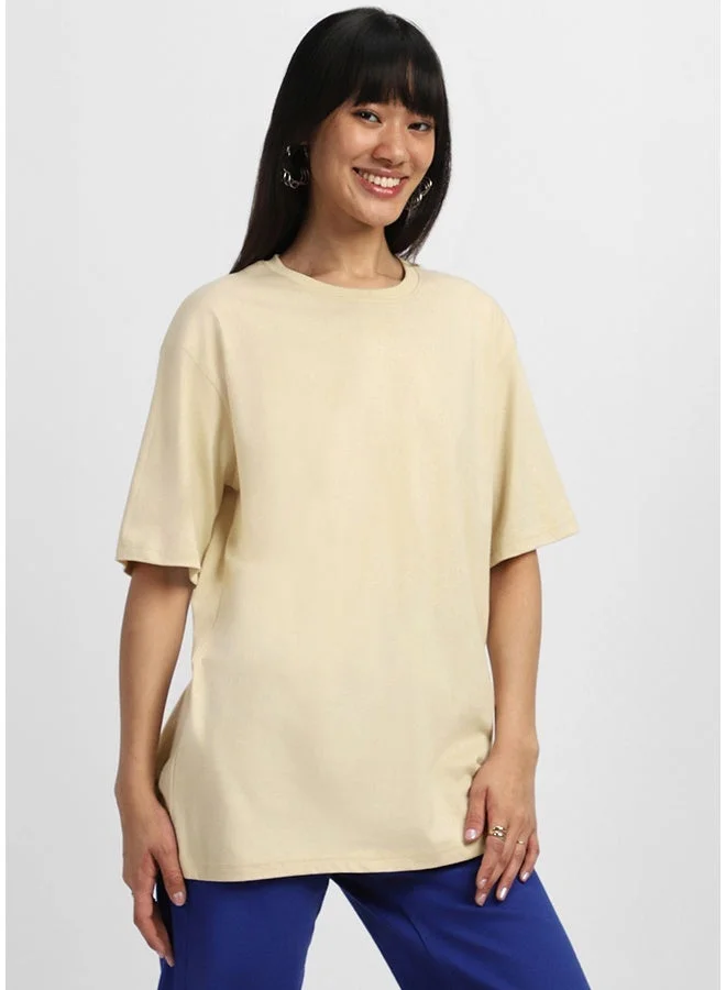 جونبيري تيشيرت قطن سوان وايت نسائي مقاس كبير